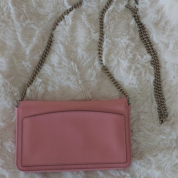 KATE SPADE New York Pink Leather Sylvia Chain Crossbody Bag - Picture 4 of 14
